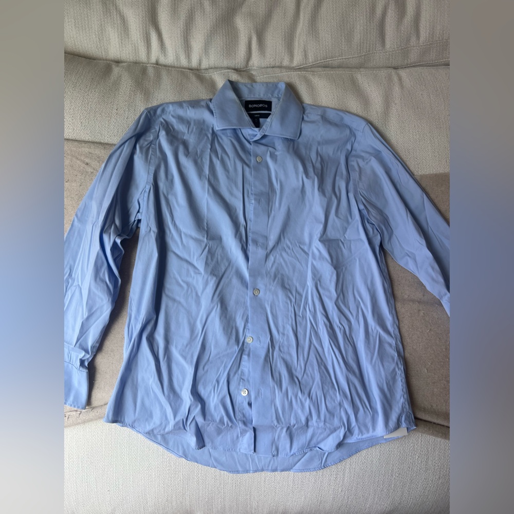 Bonobos Blue Casual Button Down Shirt